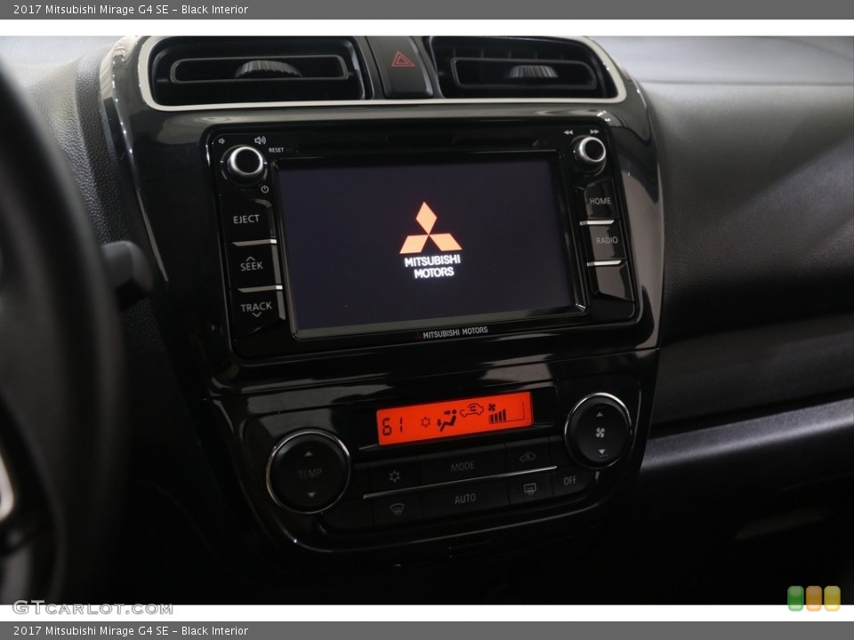 Black Interior Controls for the 2017 Mitsubishi Mirage G4 SE #138348822