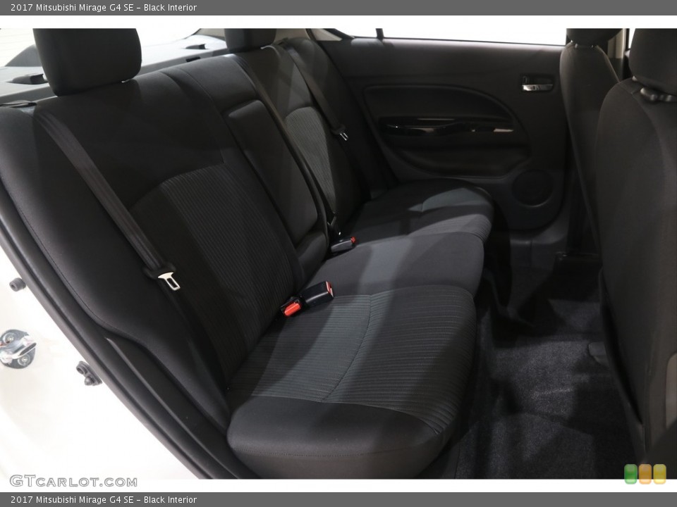 Black Interior Rear Seat for the 2017 Mitsubishi Mirage G4 SE #138348984