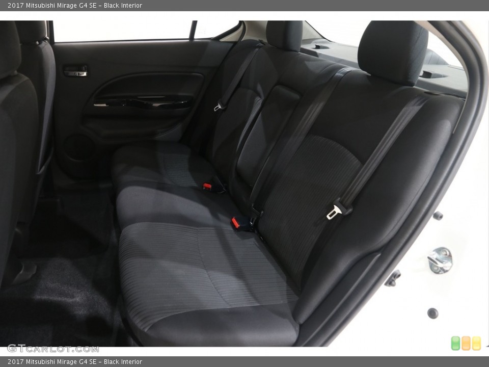Black Interior Rear Seat for the 2017 Mitsubishi Mirage G4 SE #138349005