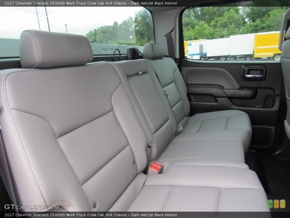 Dark Ash/Jet Black Interior Rear Seat for the 2017 Chevrolet Silverado 3500HD Work Truck Crew Cab 4x4 Chassis #138351015