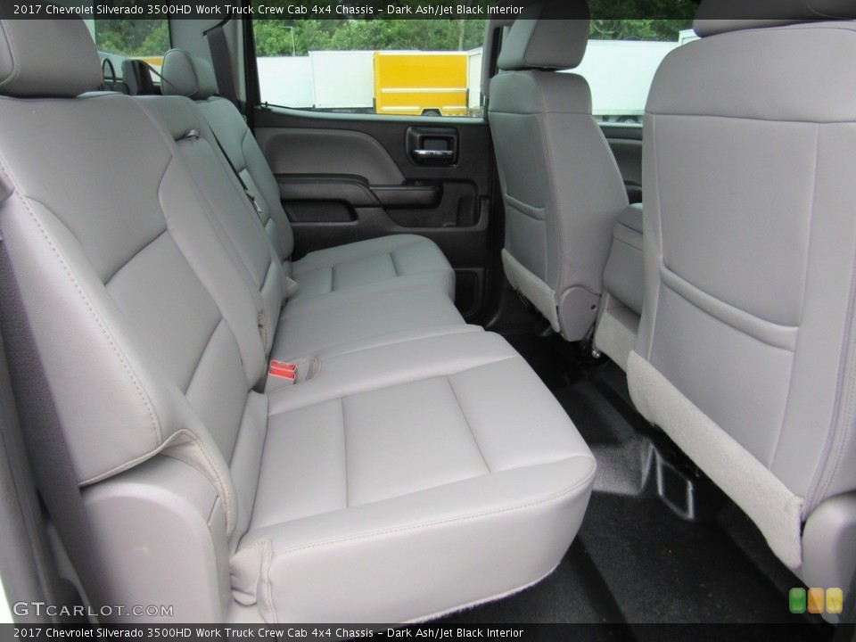 Dark Ash/Jet Black Interior Rear Seat for the 2017 Chevrolet Silverado 3500HD Work Truck Crew Cab 4x4 Chassis #138351039