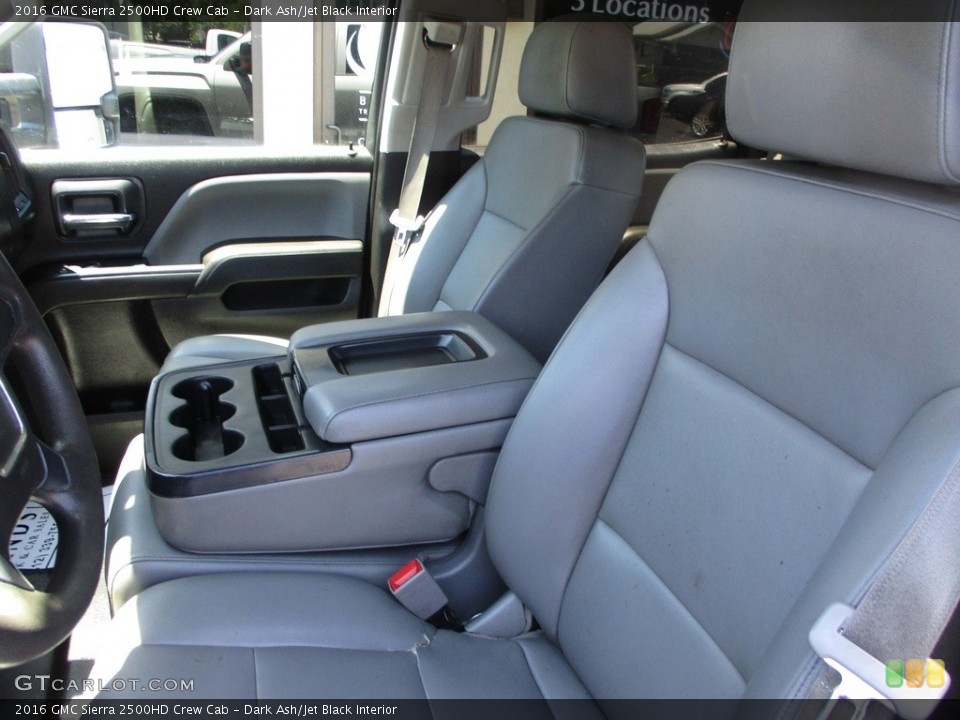 Dark Ash/Jet Black Interior Front Seat for the 2016 GMC Sierra 2500HD Crew Cab #138356463