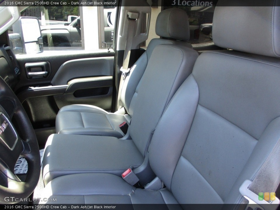 Dark Ash/Jet Black Interior Front Seat for the 2016 GMC Sierra 2500HD Crew Cab #138356474