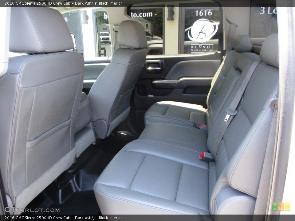 Dark Ash/Jet Black Interior Rear Seat for the 2016 GMC Sierra 2500HD Crew Cab #138356487