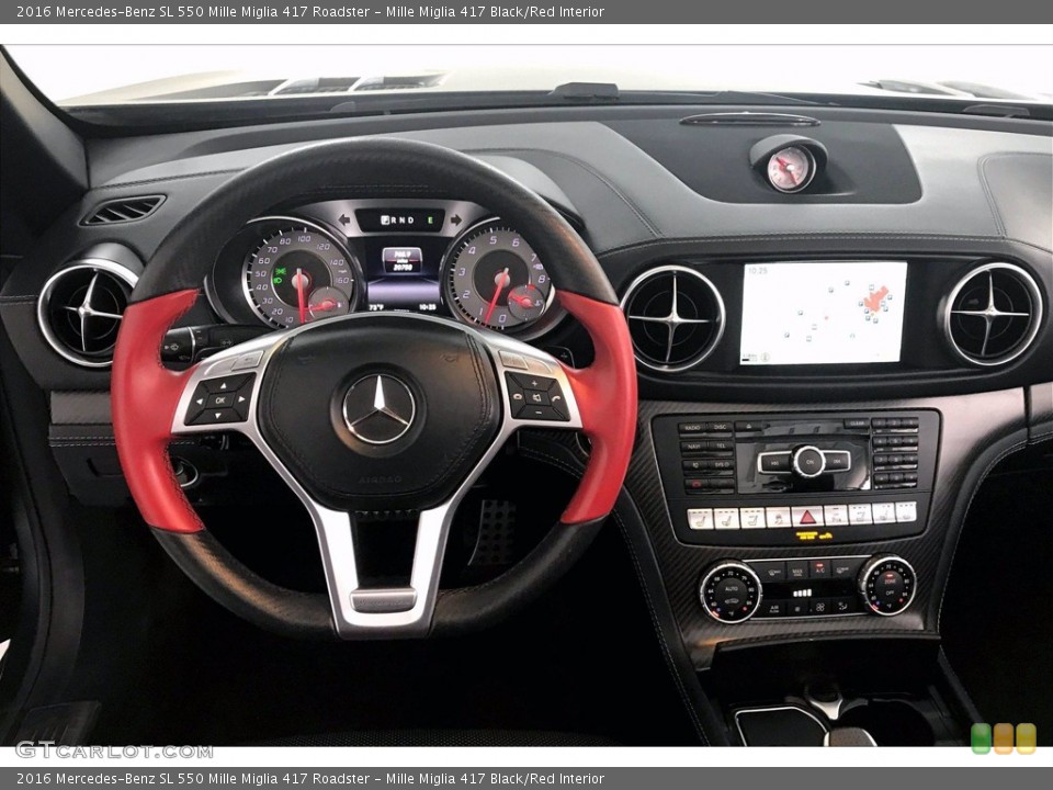 Mille Miglia 417 Black/Red Interior Steering Wheel for the 2016 Mercedes-Benz SL 550 Mille Miglia 417 Roadster #138357462
