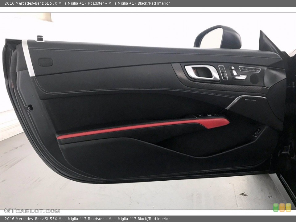 Mille Miglia 417 Black/Red Interior Door Panel for the 2016 Mercedes-Benz SL 550 Mille Miglia 417 Roadster #138357714