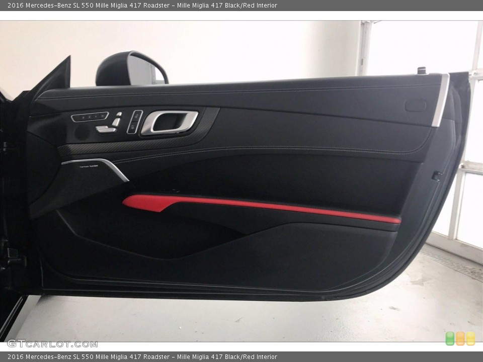 Mille Miglia 417 Black/Red Interior Door Panel for the 2016 Mercedes-Benz SL 550 Mille Miglia 417 Roadster #138357774