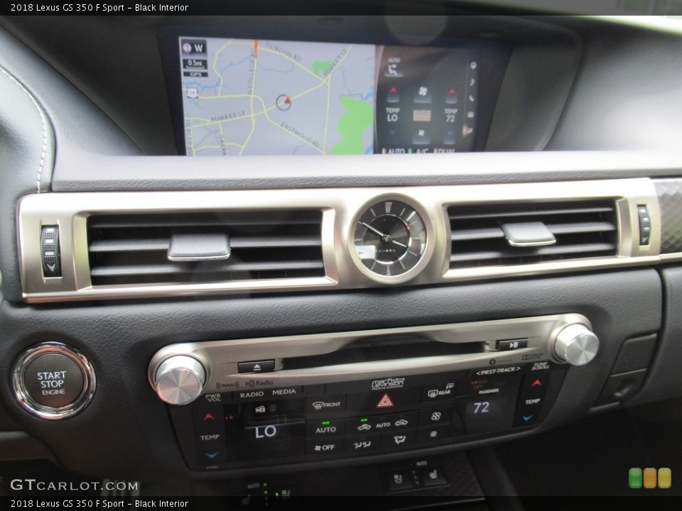Black Interior Controls for the 2018 Lexus GS 350 F Sport #138361596