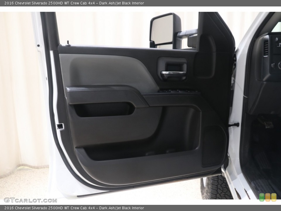 Dark Ash/Jet Black Interior Door Panel for the 2016 Chevrolet Silverado 2500HD WT Crew Cab 4x4 #138362045
