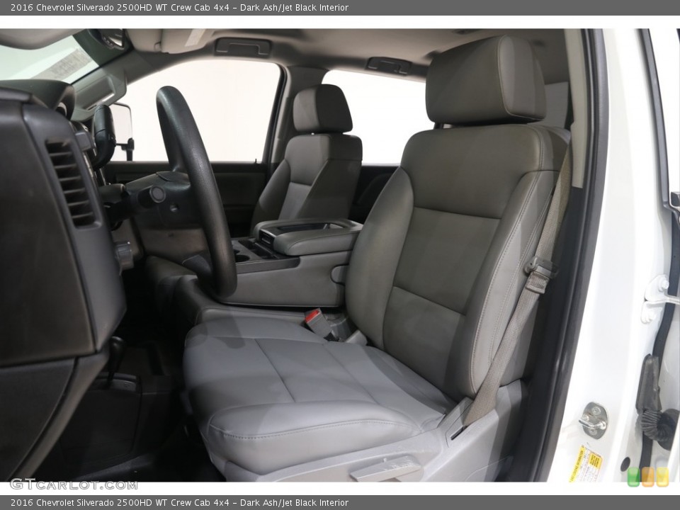 Dark Ash/Jet Black Interior Front Seat for the 2016 Chevrolet Silverado 2500HD WT Crew Cab 4x4 #138362069