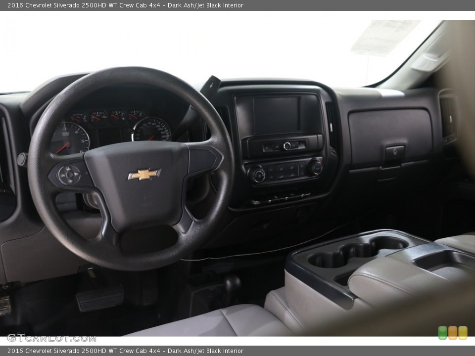 Dark Ash/Jet Black Interior Dashboard for the 2016 Chevrolet Silverado 2500HD WT Crew Cab 4x4 #138362093