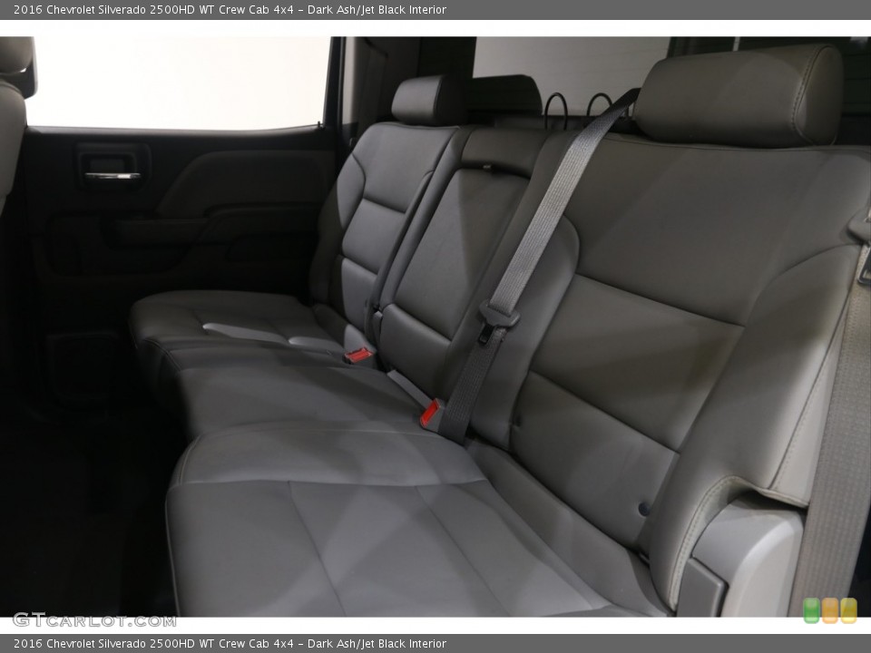 Dark Ash/Jet Black Interior Rear Seat for the 2016 Chevrolet Silverado 2500HD WT Crew Cab 4x4 #138362375