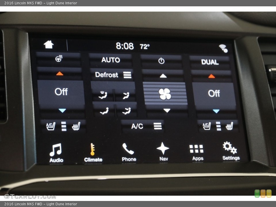 Light Dune Interior Controls for the 2016 Lincoln MKS FWD #138363236