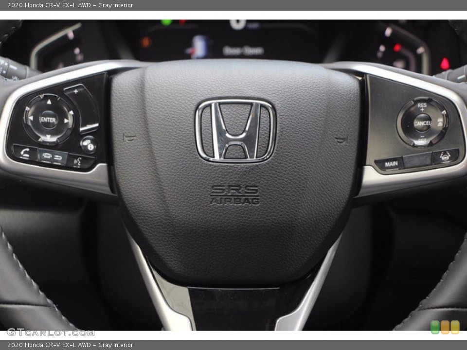 Gray Interior Steering Wheel for the 2020 Honda CR-V EX-L AWD #138364160