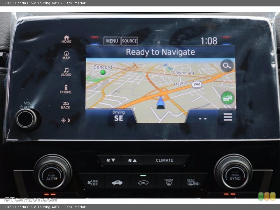 Black Interior Navigation for the 2020 Honda CR-V Touring AWD #138366515