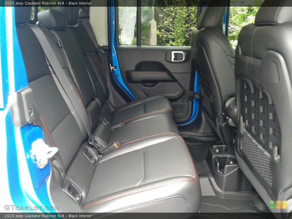 Black Interior Rear Seat for the 2020 Jeep Gladiator Rubicon 4x4 #138368342