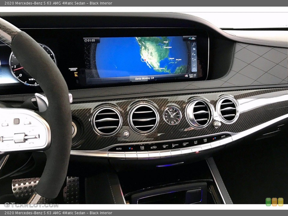 Black Interior Controls for the 2020 Mercedes-Benz S 63 AMG 4Matic Sedan #138370775