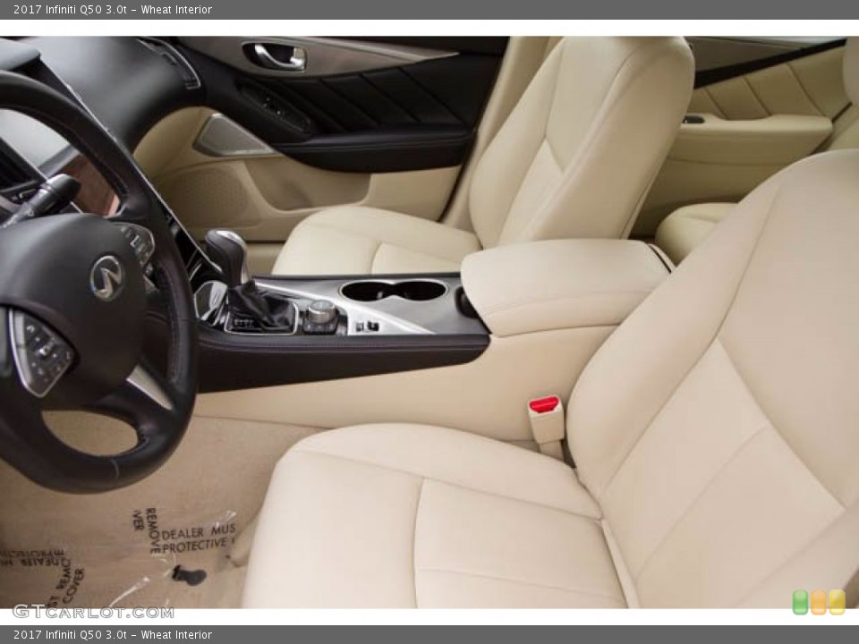 Wheat Interior Front Seat for the 2017 Infiniti Q50 3.0t #138371951