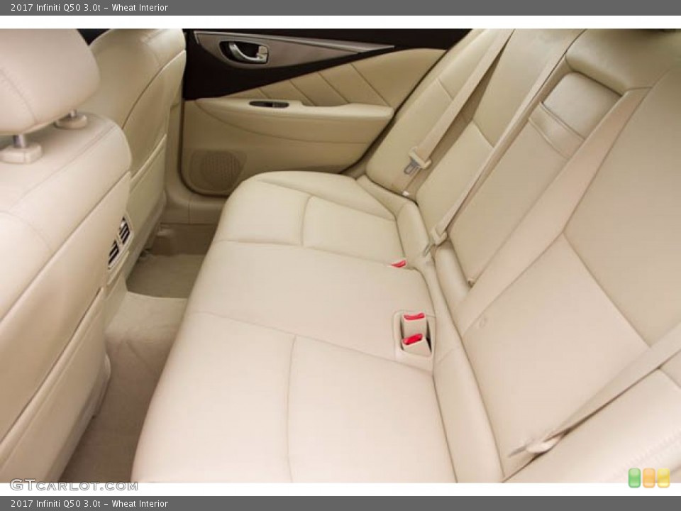 Wheat Interior Rear Seat for the 2017 Infiniti Q50 3.0t #138371966
