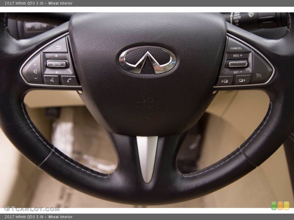 Wheat Interior Steering Wheel for the 2017 Infiniti Q50 3.0t #138372077