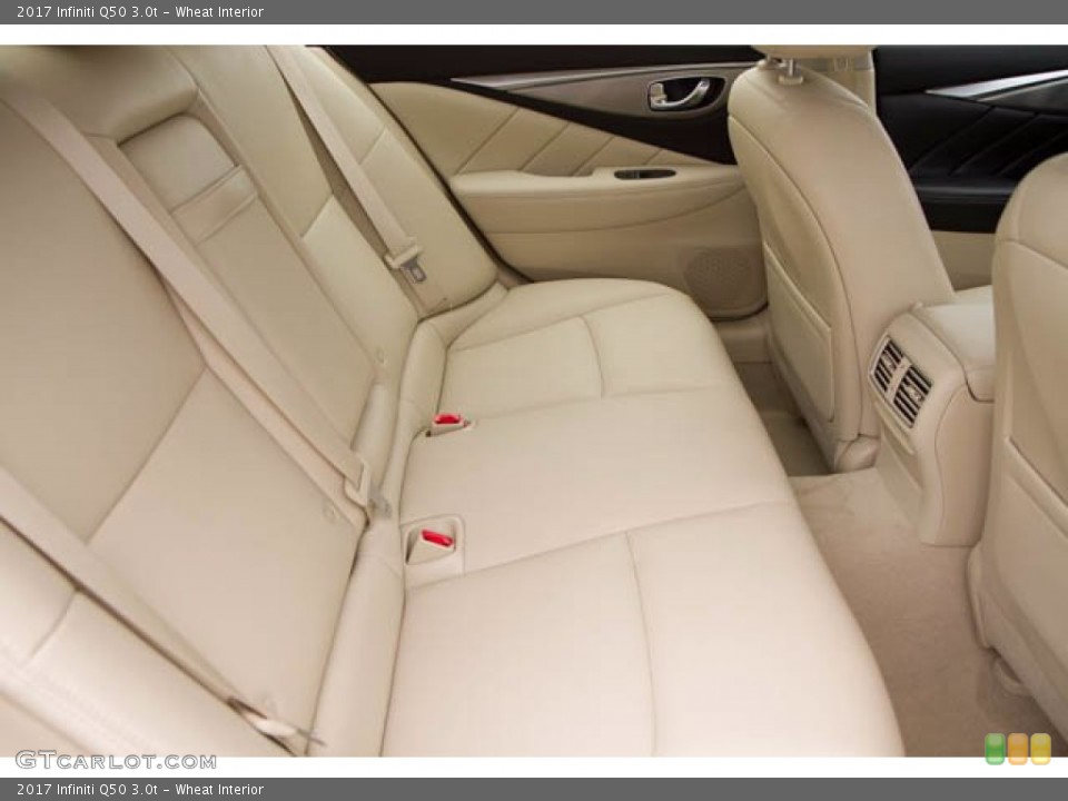 Wheat Interior Rear Seat for the 2017 Infiniti Q50 3.0t #138372176