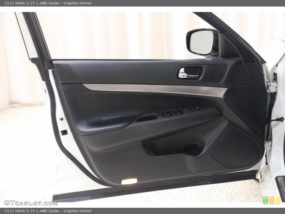 Graphite Interior Door Panel for the 2012 Infiniti G 25 x AWD Sedan #138373304