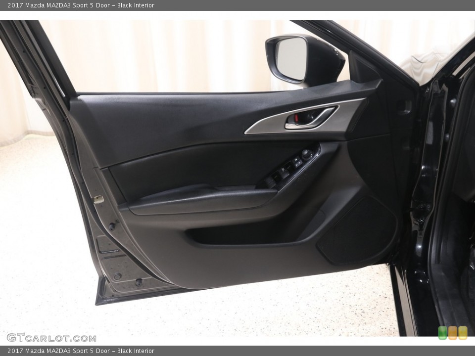 Black Interior Door Panel for the 2017 Mazda MAZDA3 Sport 5 Door #138373772