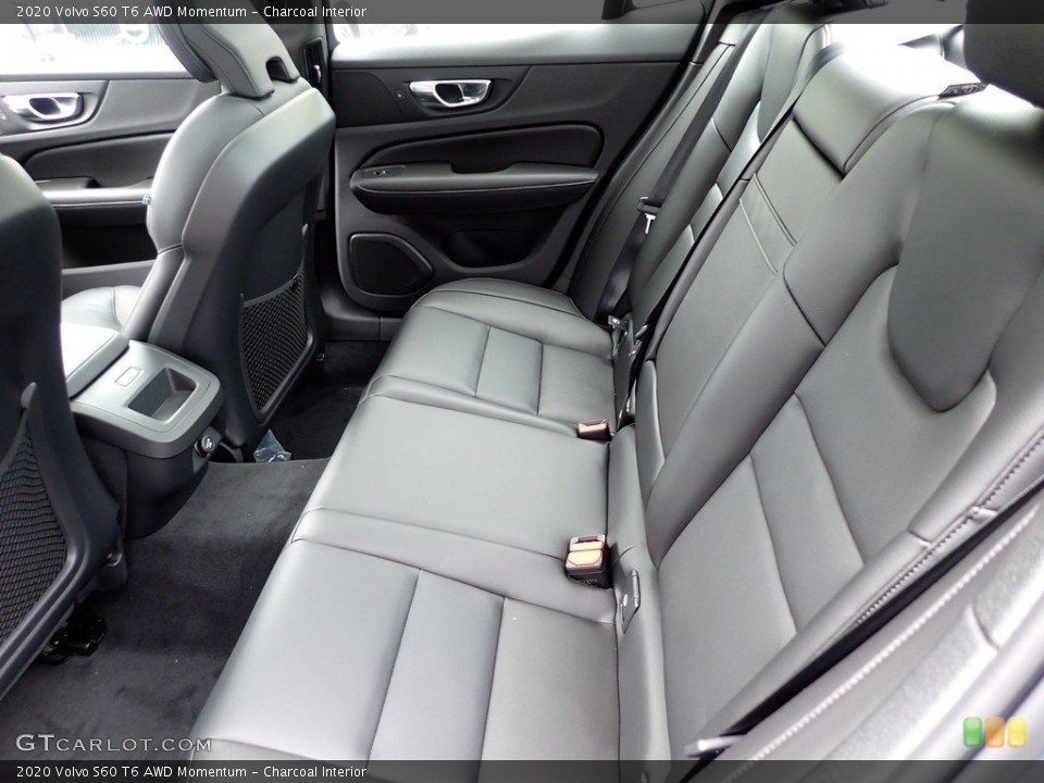 Charcoal Interior Rear Seat for the 2020 Volvo S60 T6 AWD Momentum #138376654