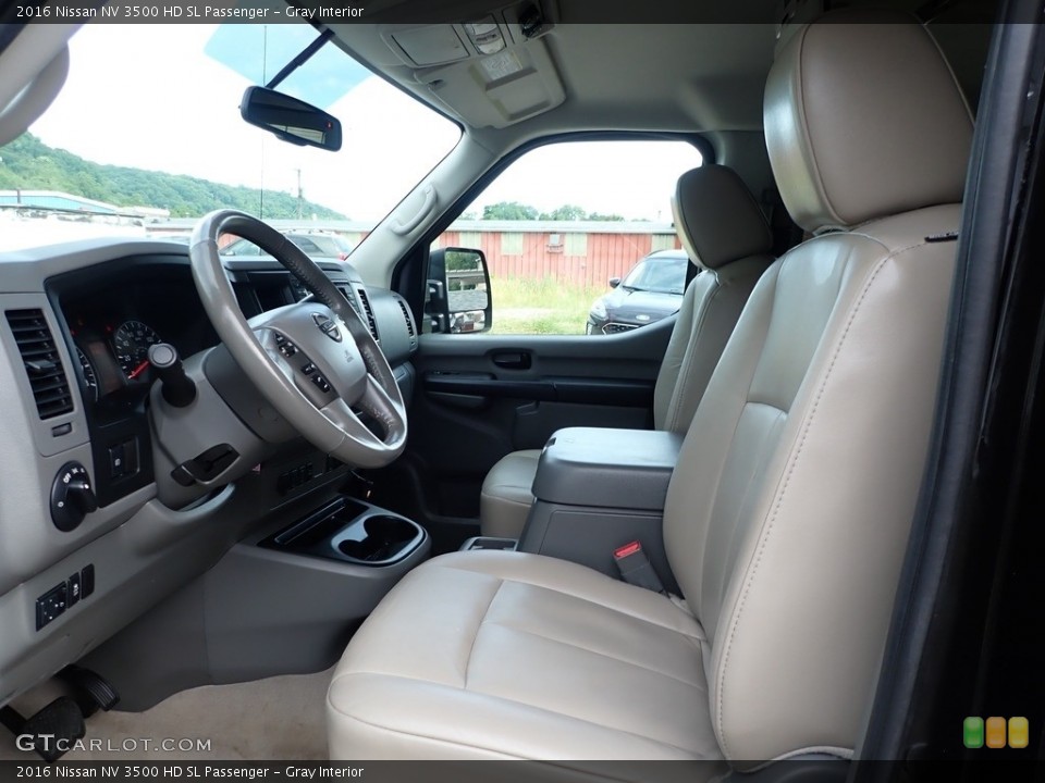 Gray Interior Photo for the 2016 Nissan NV 3500 HD SL Passenger #138376861