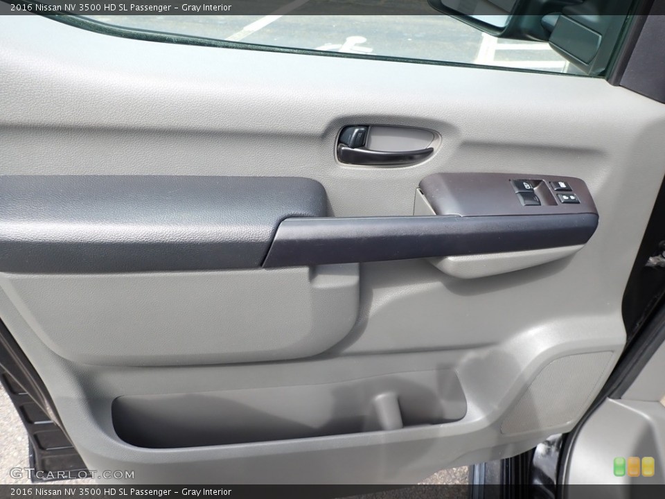Gray Interior Door Panel for the 2016 Nissan NV 3500 HD SL Passenger #138376882