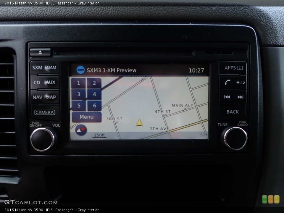 Gray Interior Navigation for the 2016 Nissan NV 3500 HD SL Passenger #138376939