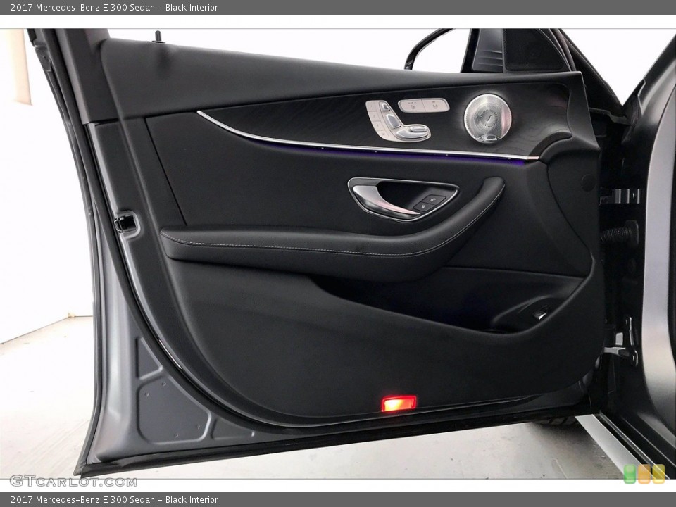 Black Interior Door Panel for the 2017 Mercedes-Benz E 300 Sedan #138379594