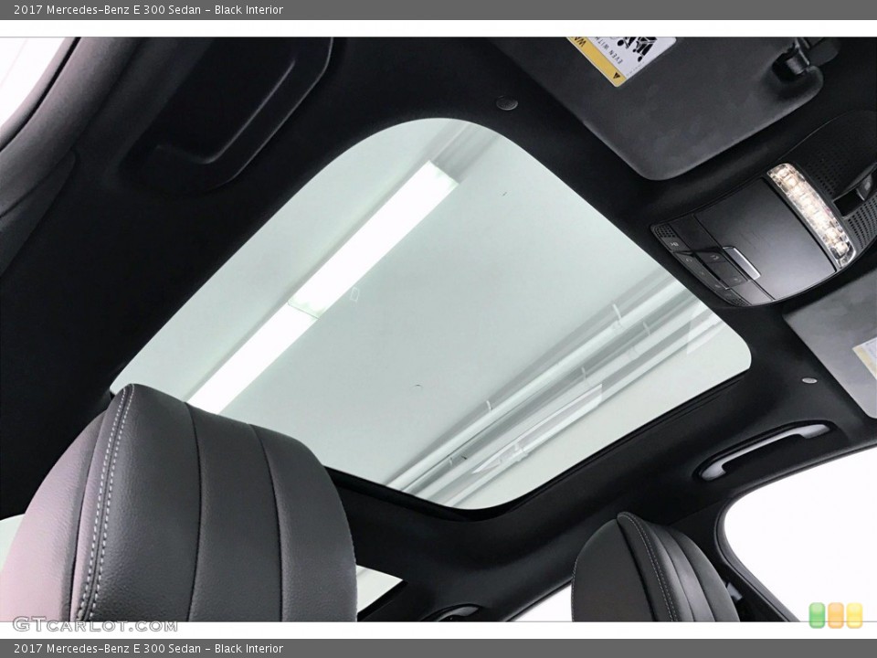 Black Interior Sunroof for the 2017 Mercedes-Benz E 300 Sedan #138379741