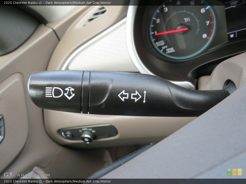 Dark Atmosphere/Medium Ash Gray Interior Controls for the 2020 Chevrolet Malibu LS #138383902