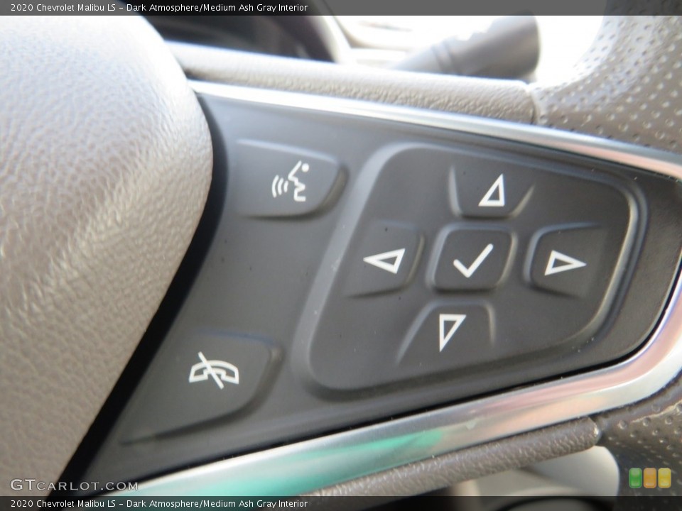 Dark Atmosphere/Medium Ash Gray Interior Steering Wheel for the 2020 Chevrolet Malibu LS #138383938