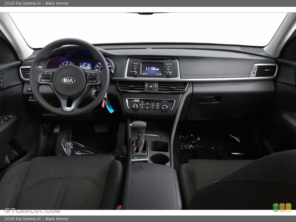 Black Interior Dashboard for the 2016 Kia Optima LX #138388756