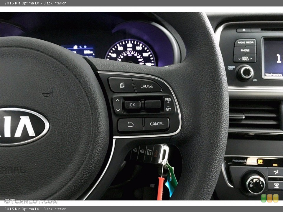 Black Interior Steering Wheel for the 2016 Kia Optima LX #138388783
