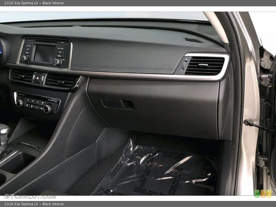 Black Interior Dashboard for the 2016 Kia Optima LX #138388807