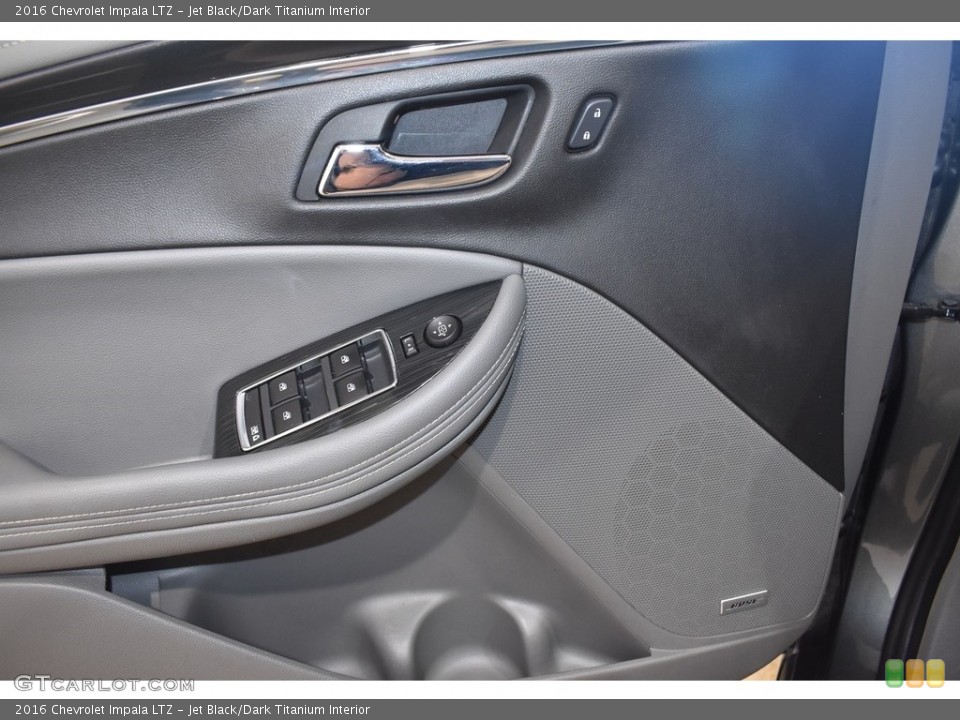 Jet Black/Dark Titanium Interior Door Panel for the 2016 Chevrolet Impala LTZ #138391740