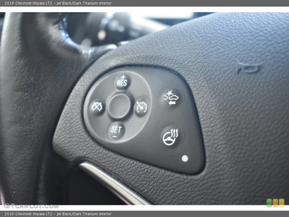 Jet Black/Dark Titanium Interior Steering Wheel for the 2016 Chevrolet Impala LTZ #138391842