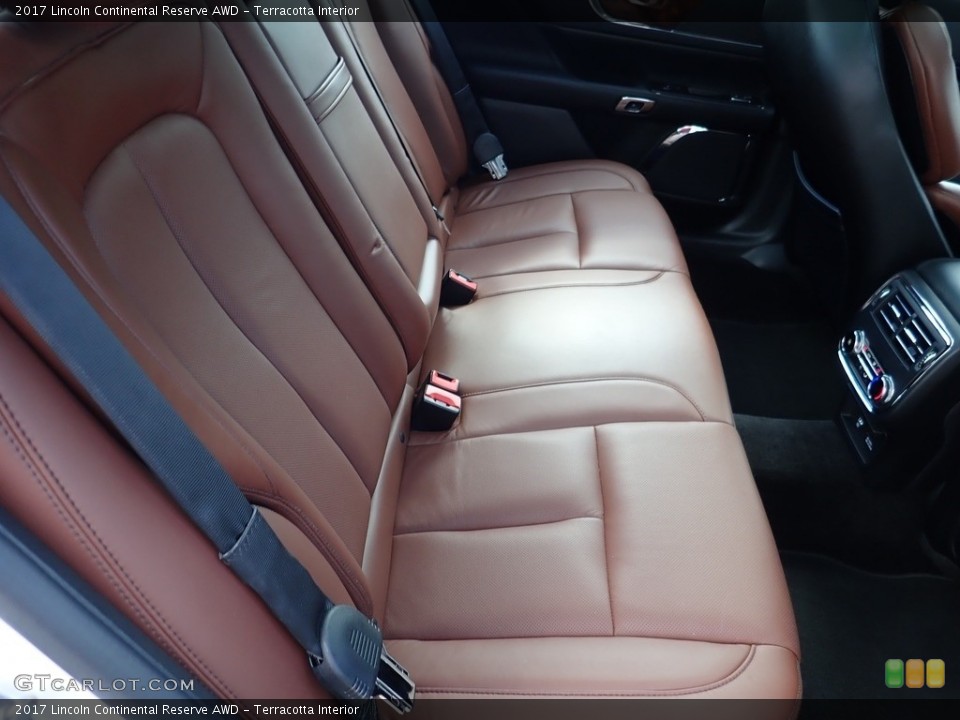 Terracotta Interior Rear Seat for the 2017 Lincoln Continental Reserve AWD #138392106
