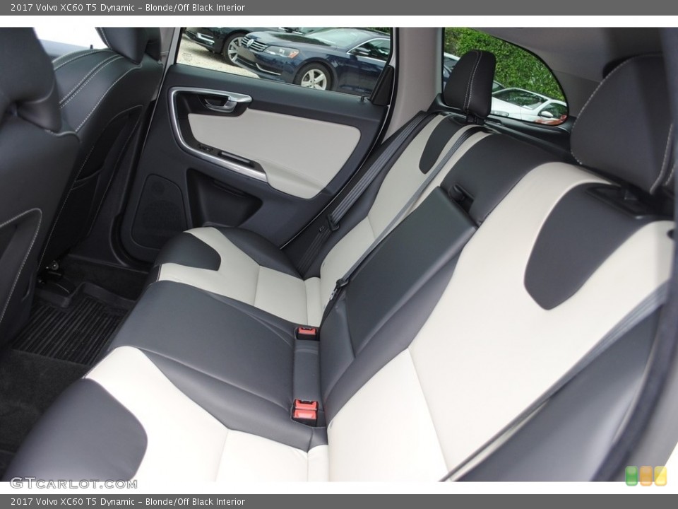 Blonde/Off Black Interior Rear Seat for the 2017 Volvo XC60 T5 Dynamic #138392151