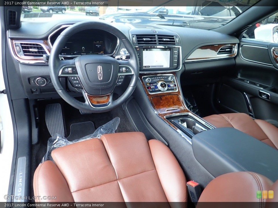 Terracotta Interior Photo for the 2017 Lincoln Continental Reserve AWD #138392181