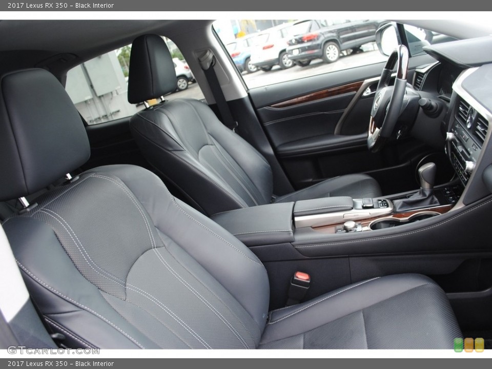 Black Interior Front Seat for the 2017 Lexus RX 350 #138392721