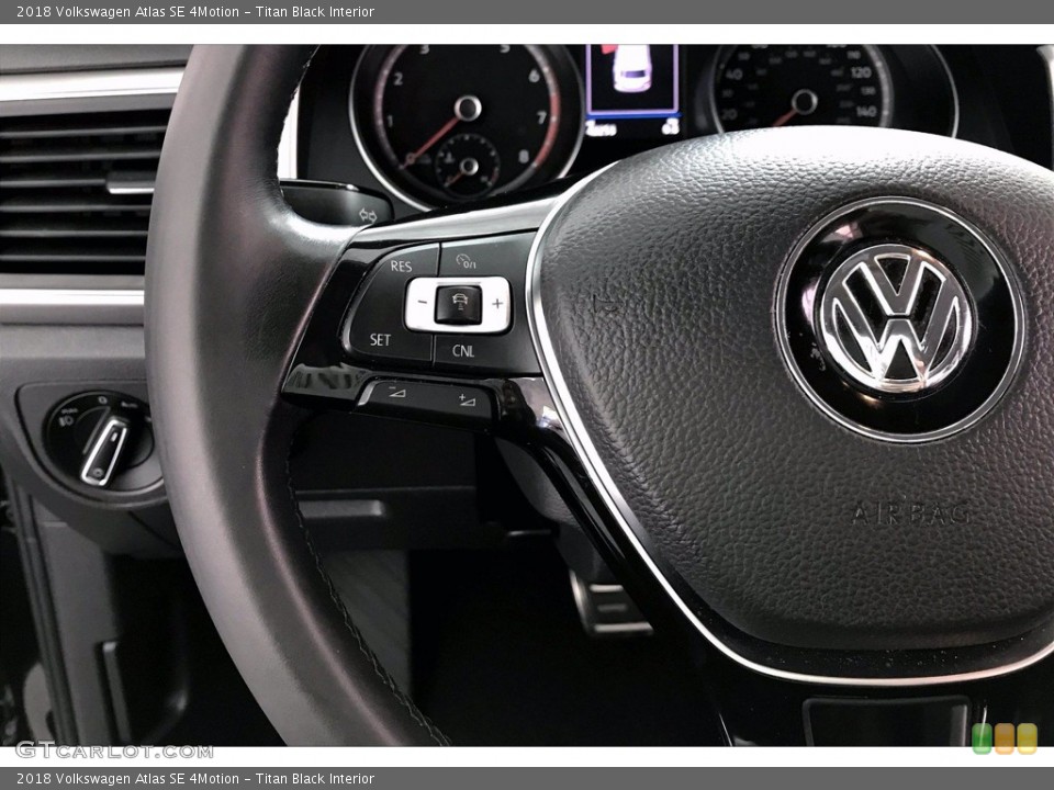 Titan Black Interior Steering Wheel for the 2018 Volkswagen Atlas SE 4Motion #138395085