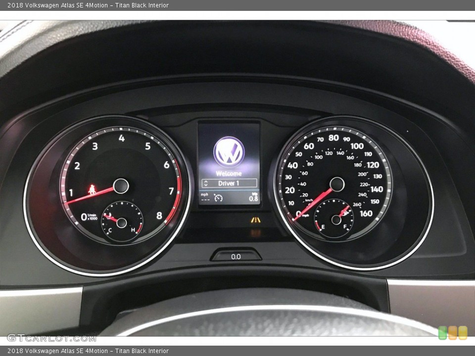 Titan Black Interior Gauges for the 2018 Volkswagen Atlas SE 4Motion #138395130