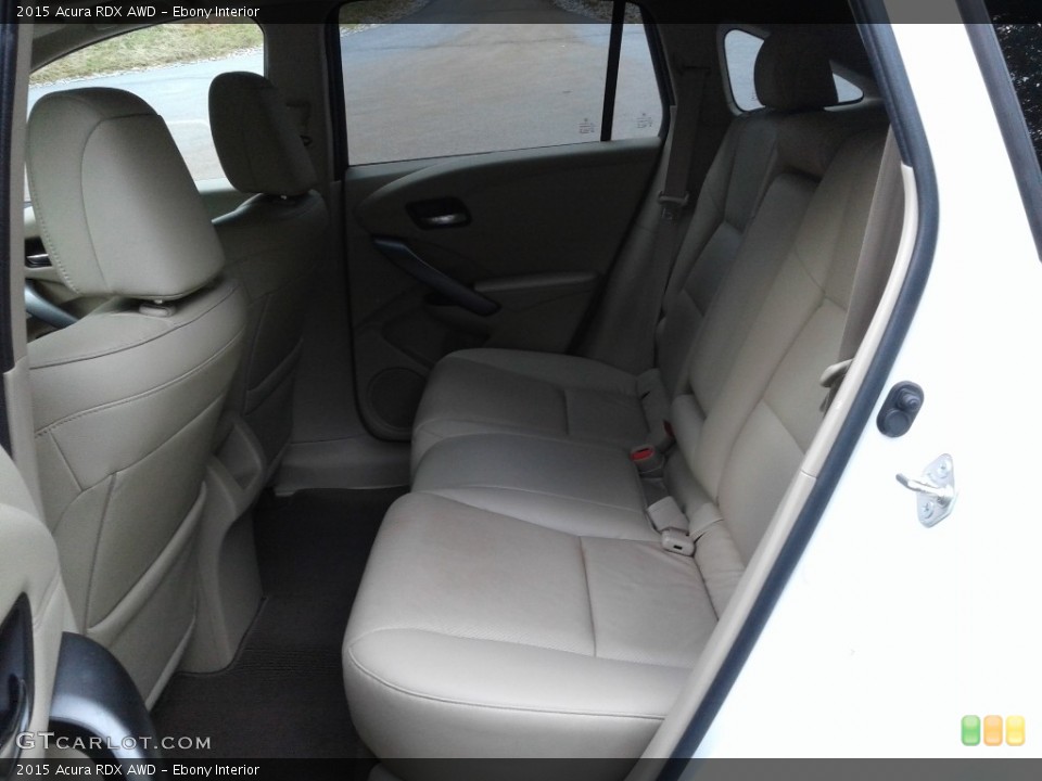 Ebony Interior Rear Seat for the 2015 Acura RDX AWD #138395205