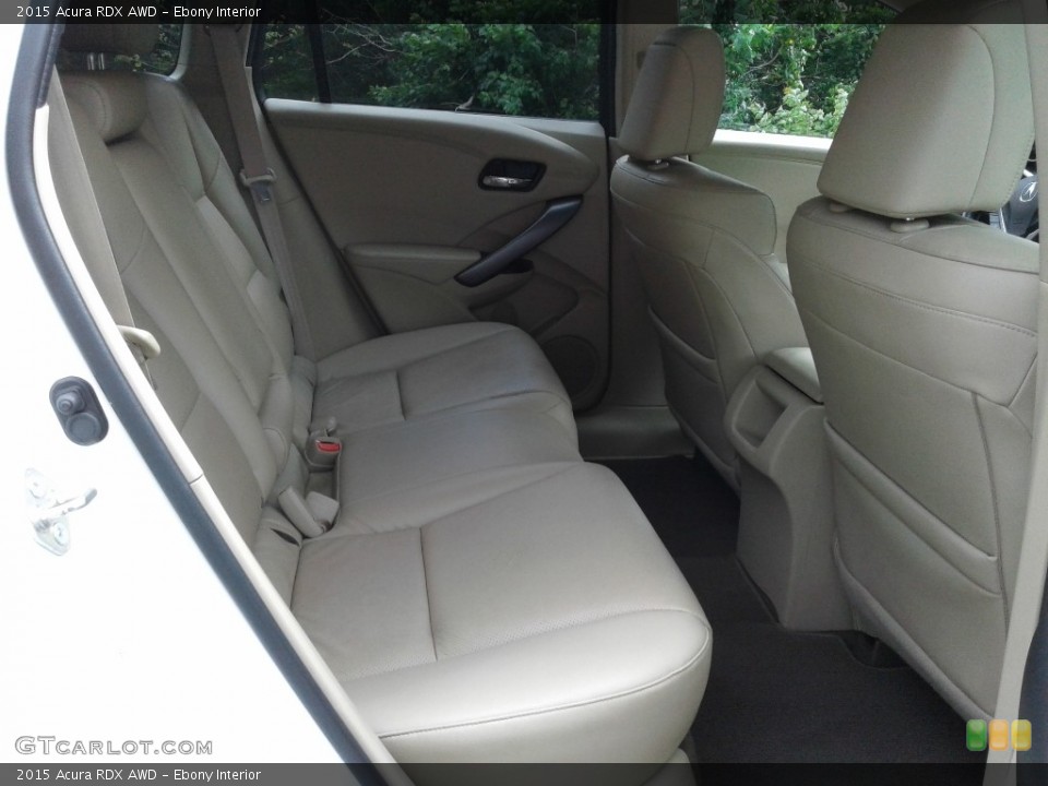Ebony Interior Rear Seat for the 2015 Acura RDX AWD #138395232