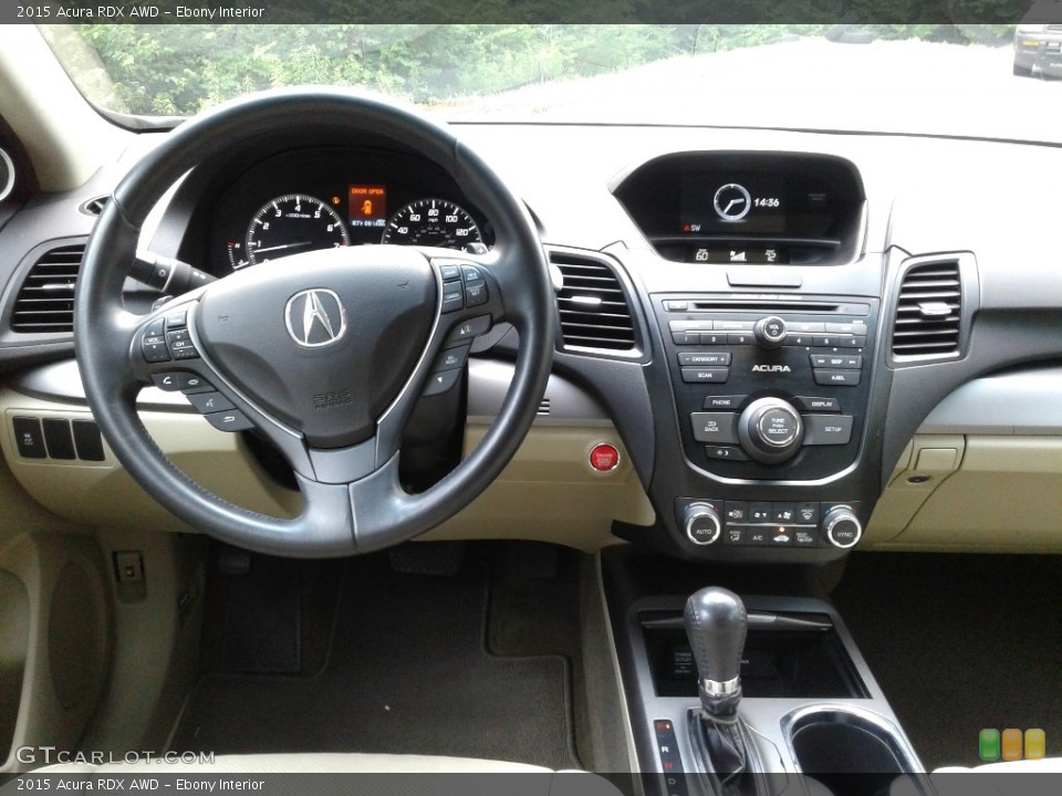 Ebony Interior Dashboard for the 2015 Acura RDX AWD #138395268