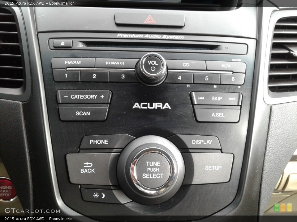 Ebony Interior Controls for the 2015 Acura RDX AWD #138395334